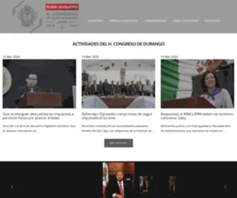 Congresodurango.gob.mx Screenshot