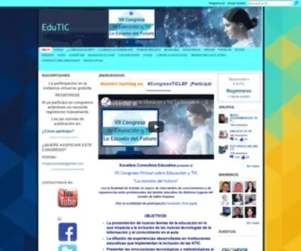 Congresoedutic.com(EduTIC) Screenshot