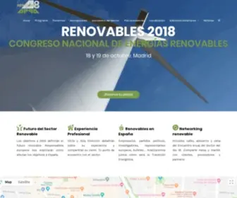 Congresoenergiasrenovables.es(IV Congreso de Energías Renovables) Screenshot