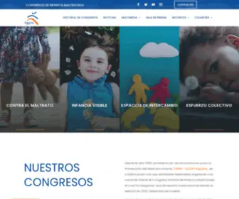 Congresofapmi.es(Congreso internacional de infancia maltratada) Screenshot