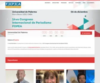 Congresofopea.com(Congreso FOPEA de Periodismo) Screenshot