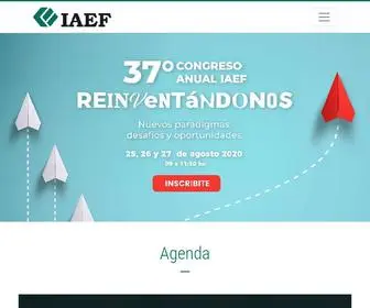 Congresoiaef.com.ar(37º Congreso) Screenshot
