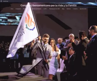 Congresoiberoamericanoporlavidaylafamilia.org(Congreso Iberoamericano por la Vida y la Familia) Screenshot