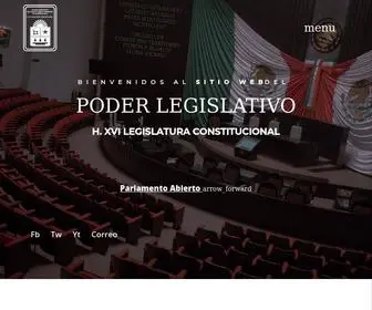 CongresoqRoo.gob.mx(Poder Legislativo del Estado de Quintana Roo) Screenshot