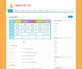 Congresosdeyoga.com(Congresosdeyoga) Screenshot