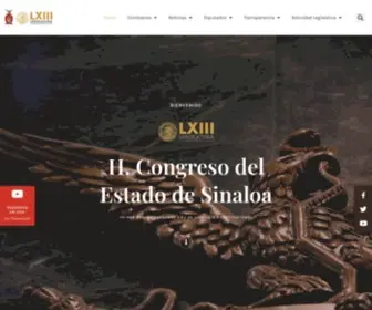 Congresosinaloa.gob.mx(Congreso del Estado de Sinaloa) Screenshot