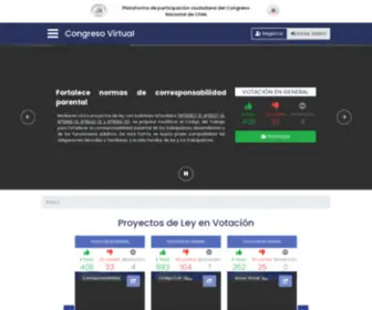 Congresovirtual.cl(Congreso Virtual) Screenshot