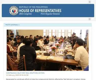 Congress.gov.ph(House of Representatives) Screenshot