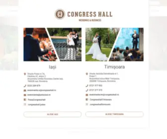 Congresshall.ro(Congress Hall Palas Iasi) Screenshot