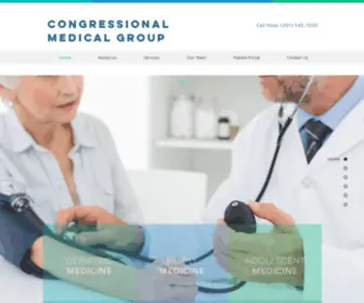 Congressionalmedicalgroup.com(Direct Primary Care) Screenshot