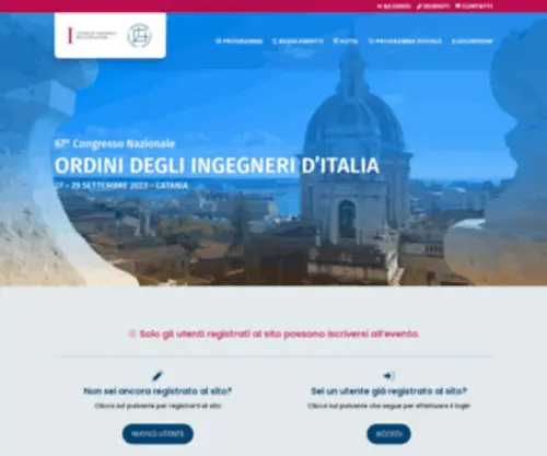 Congressonazionaleingegneri.it(Congresso Nazionale Ordine Ingegneri) Screenshot