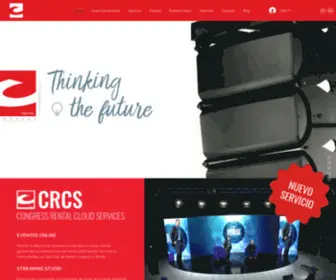 Congressrental.com(Servicios audiovisuales para eventos) Screenshot