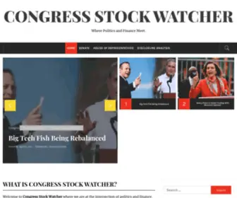 Congressstockwatcher.com(Congress Stock Watcher) Screenshot