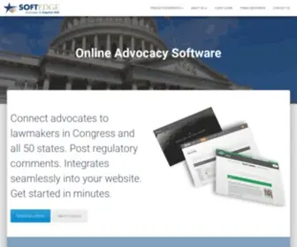 Congressweb.com(Grassroots Advocacy Software) Screenshot