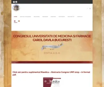 Congresumf.ro(Site Oficial) Screenshot