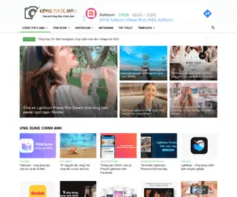 Congthucmau.com(Công thức VSCO) Screenshot