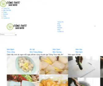 Congthucnaungon.com(Cách nấu món ăn ngon mỗi ngày dễ làm cùng chuyên gia) Screenshot