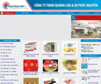 Congtyinhanoi.com(In hộp cứng) Screenshot