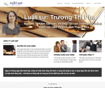 Congtyluatanp.com(Công ty luật ANP) Screenshot