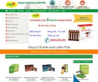 CongtypQa.com(Công Ty Dược Phẩm PQA) Screenshot