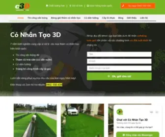 Conhantao3D.com(Công ty Cỏ Nhân Tạo 3D) Screenshot