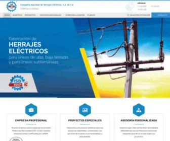 Conhesa.com.mx(Herrajes Eléctricos en Guadalajara) Screenshot