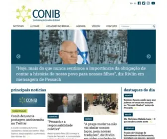 Conib.org.br(Confederação Israelita do Brasil) Screenshot