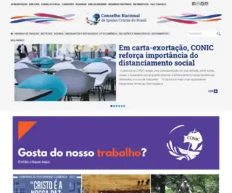 Conic.org.br(Conselho nacional de igrejas cristãs do brasil) Screenshot