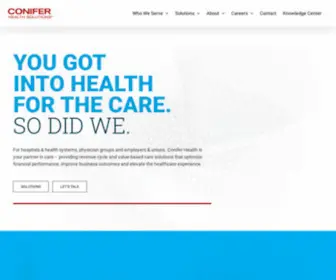 Coniferhealth.com(Conifer Health) Screenshot