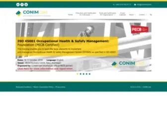 Conimcert.com(CONIM Cert) Screenshot