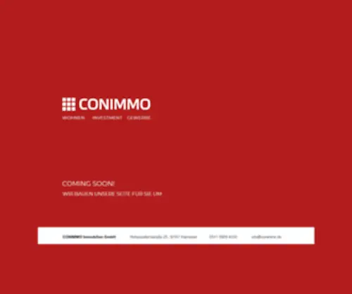 Conimmo.de(CONIMMO Immobilien GmbH) Screenshot