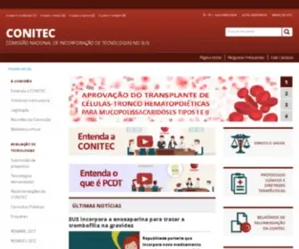 Conitec.gov.br(Conitec) Screenshot