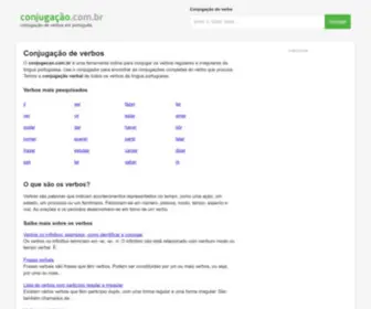 Conjugacao.com.br(Conjugação) Screenshot