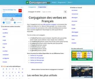 Conjugaisons.net(Conjugaison des verbes en français) Screenshot