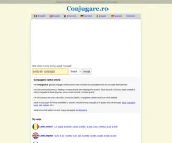 Conjugare.ro(Conjugare verbe online) Screenshot