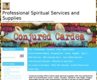 Conjuredcardea.com(Professional Spiritual Services and Supplies) Screenshot