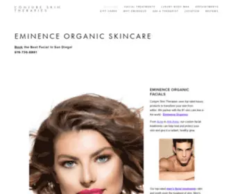 Conjureskintherapies.com(San) Screenshot