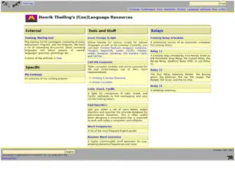 Conlang.info(Theiling Online) Screenshot
