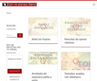 Conlapanzallena.com(Con La Panza Llena) Screenshot
