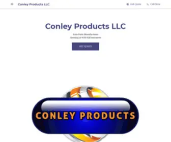 Conleyproductsllc.com(Conley Products LLC) Screenshot