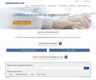 Conlicencia.com(Autorizaciones en l) Screenshot