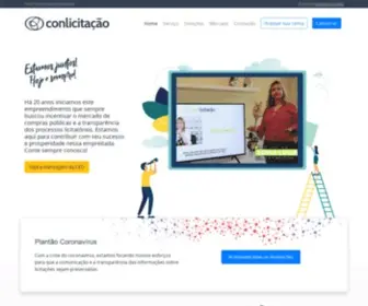 Conlicitacao.com.br(Tudo sobre Licitações Públicas e Pregão) Screenshot