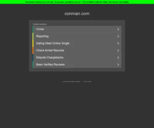 Conman.com(Conman) Screenshot
