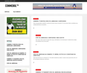 Conmeboltv.com.br(Conmebol TV) Screenshot