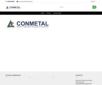 Conmetal.cl(Home) Screenshot