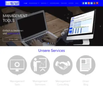 Conmethos.com(Management Tools für Manager & Consultants) Screenshot