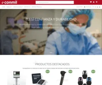 Conmil.com.ar(Acompañamos tu inversión en salud con los mejores equipos del mercado y la mejor atención) Screenshot