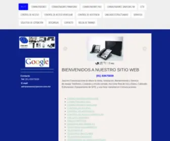 Conmutadoresmonterrey.com.mx(Jascom comunicaciones) Screenshot