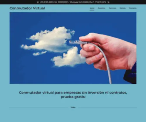 Conmutadorvirtual.com.mx(Conmutador Virtual) Screenshot