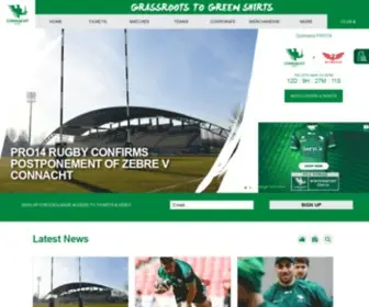 Connachtrugby.ie(Connacht Rugby) Screenshot